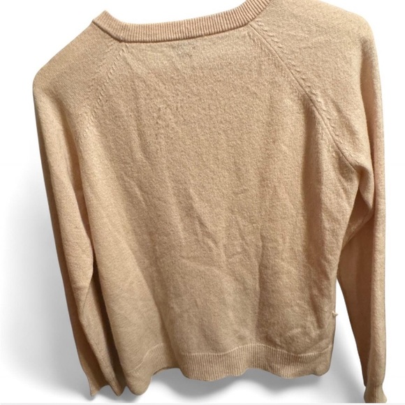 Theory light Pink Crew Neck Cashmere Sweater Medium - Picture 6 of 6